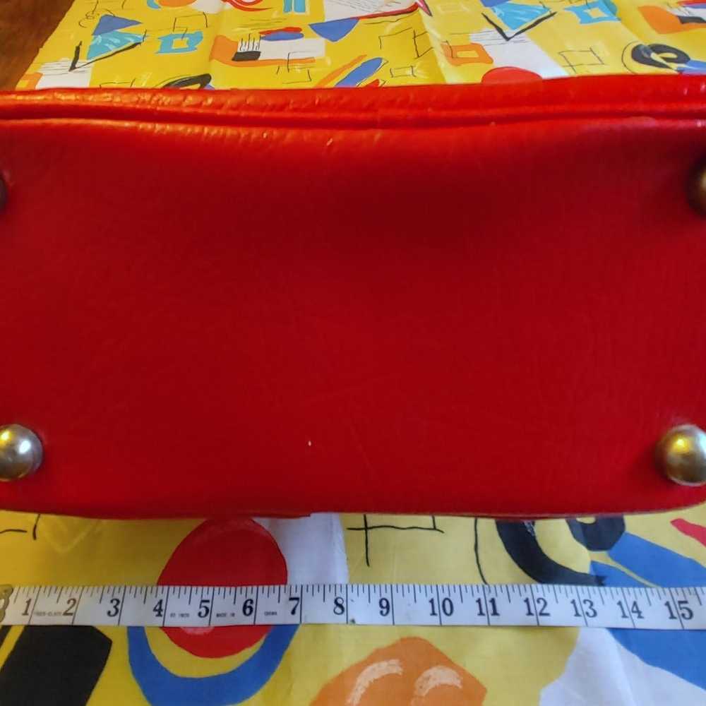Vintage Airlite by Earhart red travel carry on bag - image 3