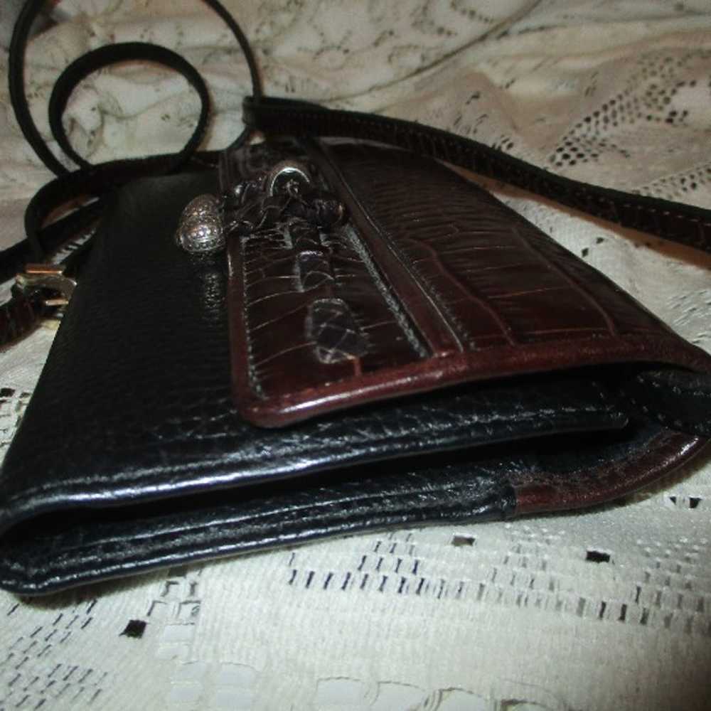 vintage Brighton cross body check book wallet bag - image 9
