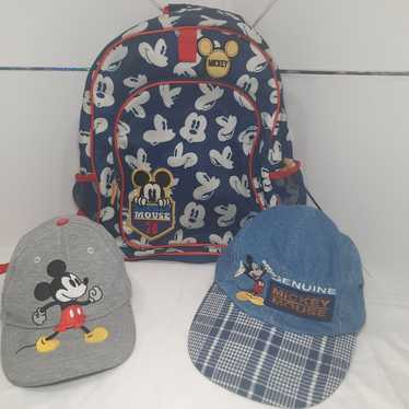 BUNDLE Vintage Disney London Mickey Mouse Backpack