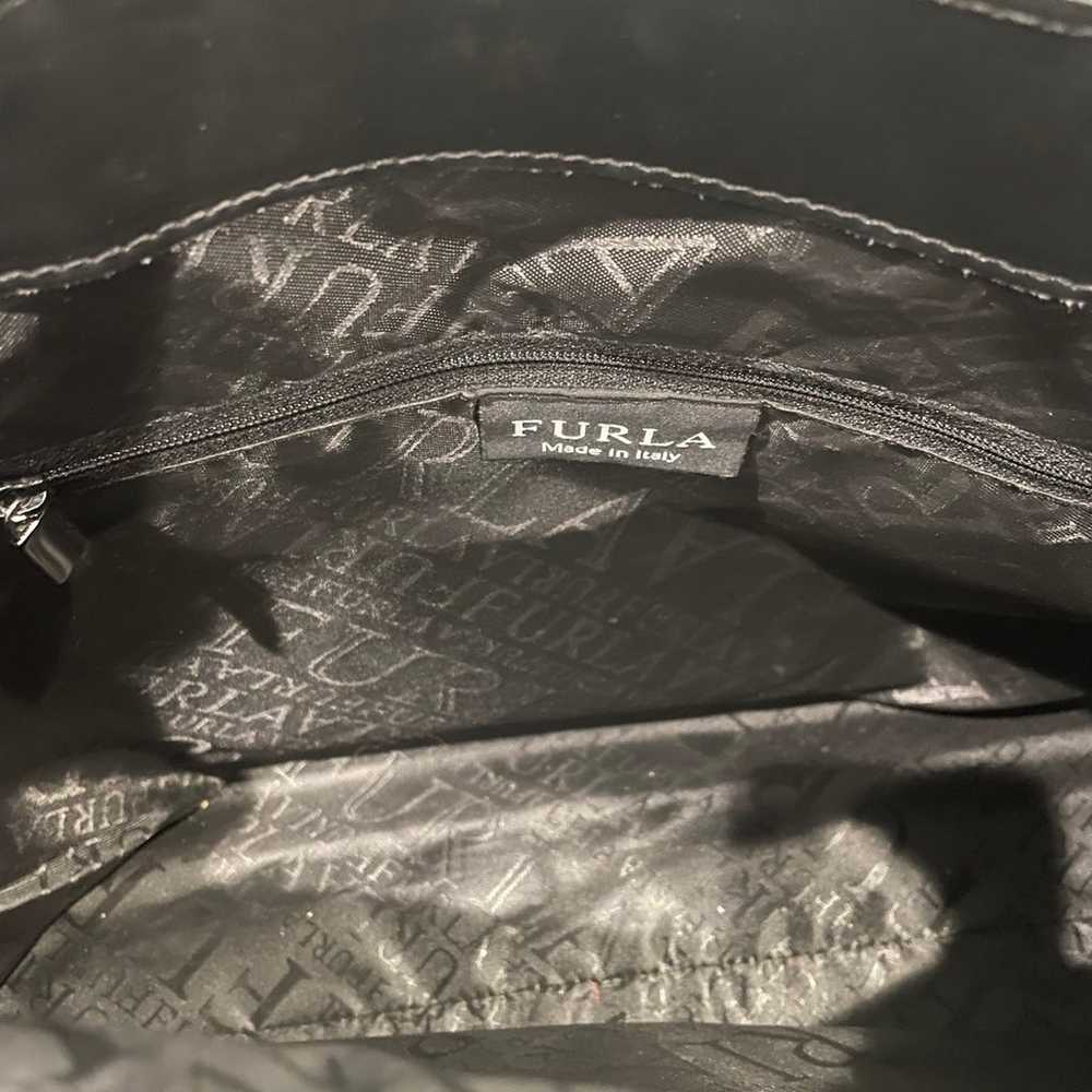 Furla Black Leather Tote - image 5