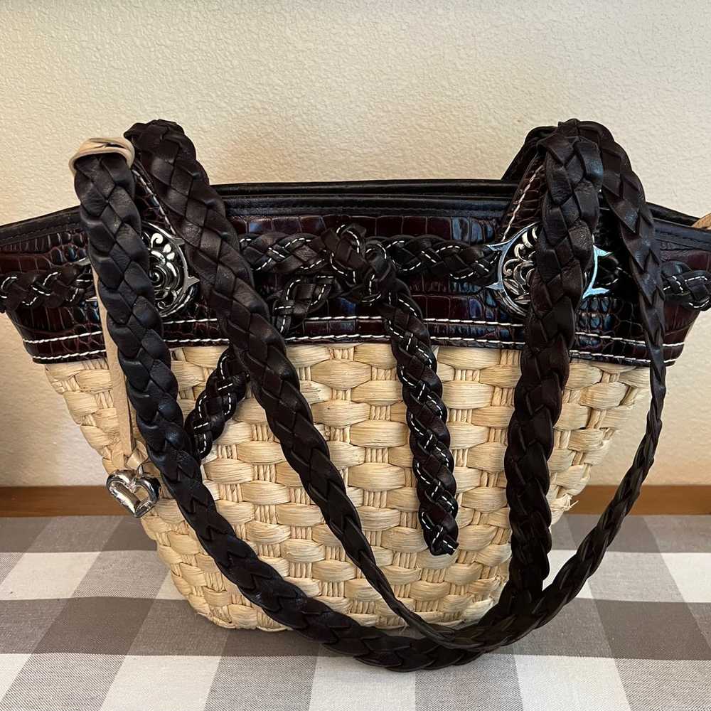 Vintage Brighton Straw Bag - image 4