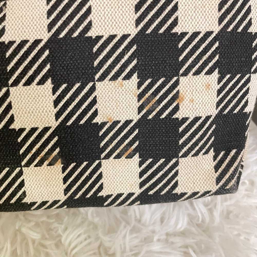 Vintage dooney and bourke houndstooth black white… - image 5