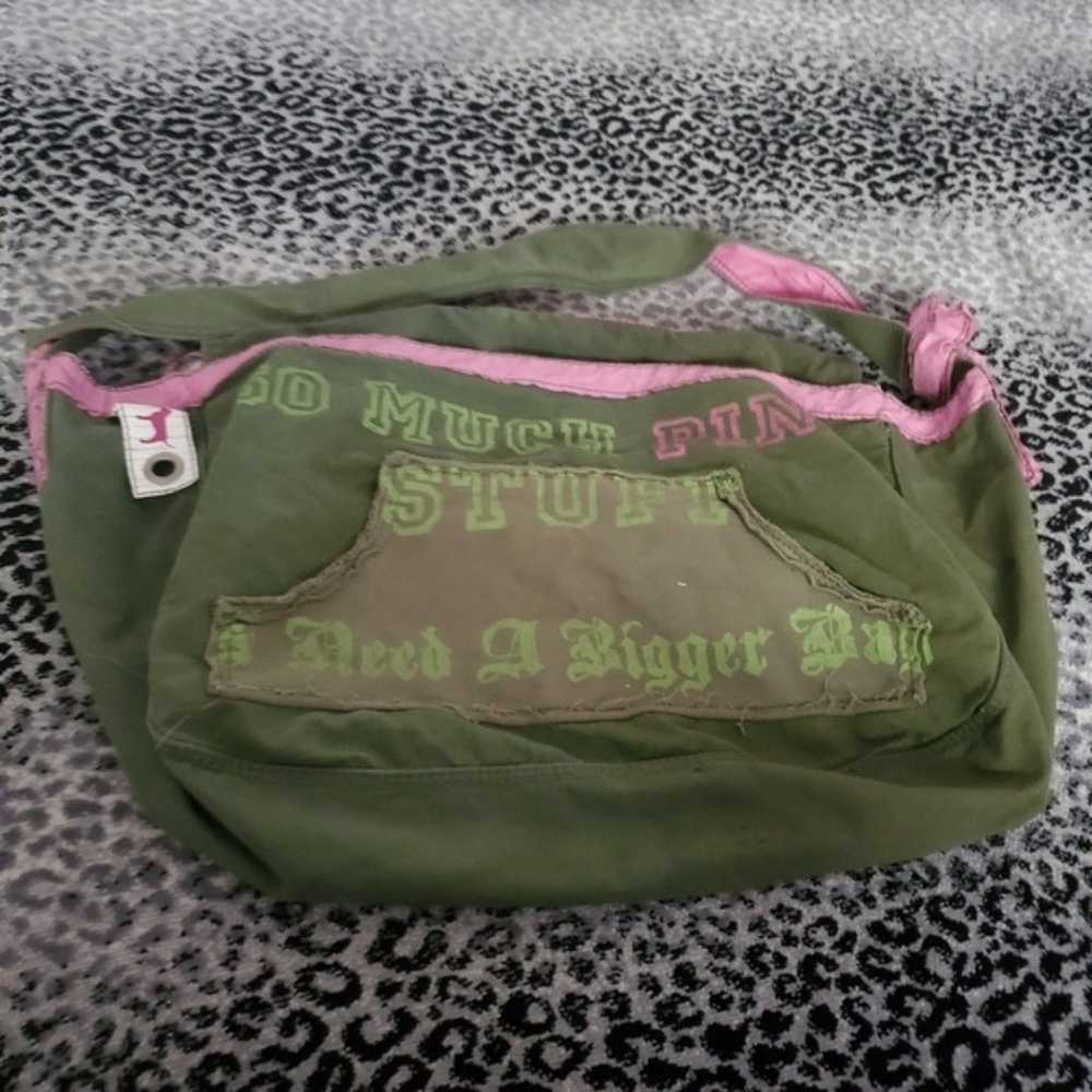 VINTAGE Victoria's Secret PINK Royalty Duffel Bag - image 1