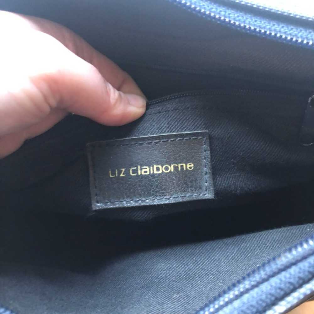 Vintage Lic Claiborne black handbag - image 4
