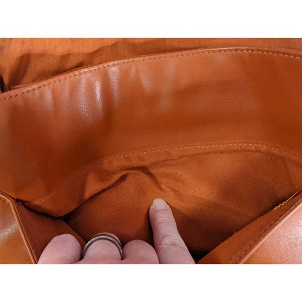 St. John's Bay Genuine Brown Leather Satchel - image 6