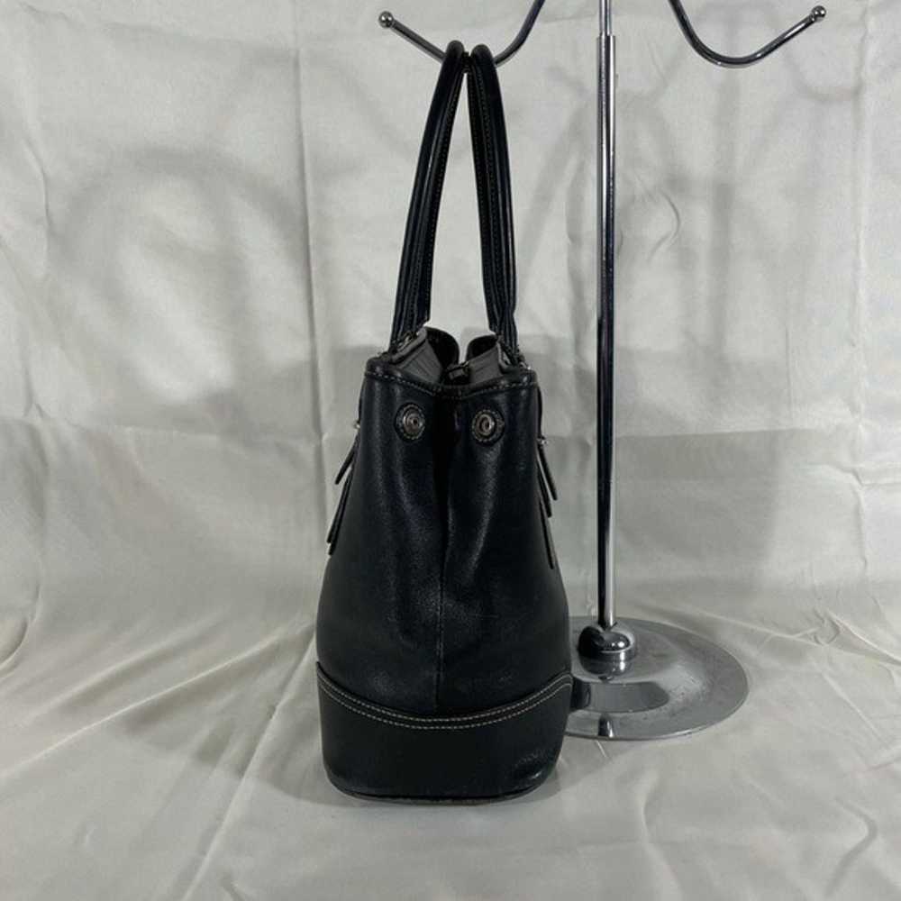 Vintage COACH Carry All Hampton ~ Smooth Tote Han… - image 10