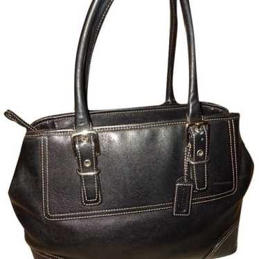 Vintage COACH Carry All Hampton ~ Smooth Tote Han… - image 1