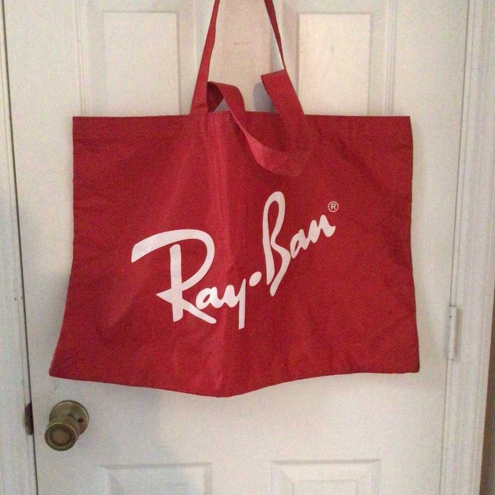 Vintage RAY-BAN Oversized Tote Bag - image 3