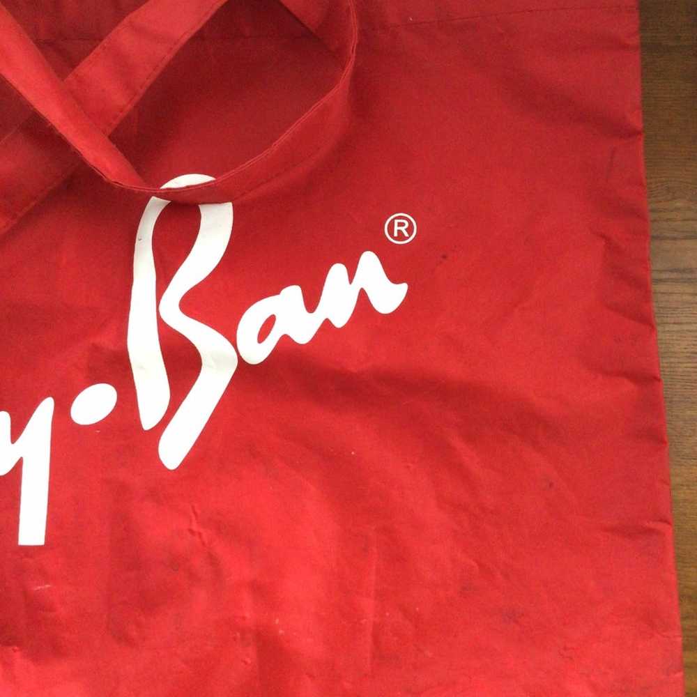 Vintage RAY-BAN Oversized Tote Bag - image 7