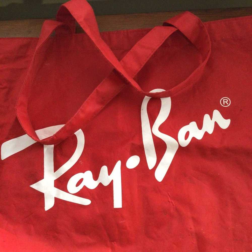 Vintage RAY-BAN Oversized Tote Bag - image 9