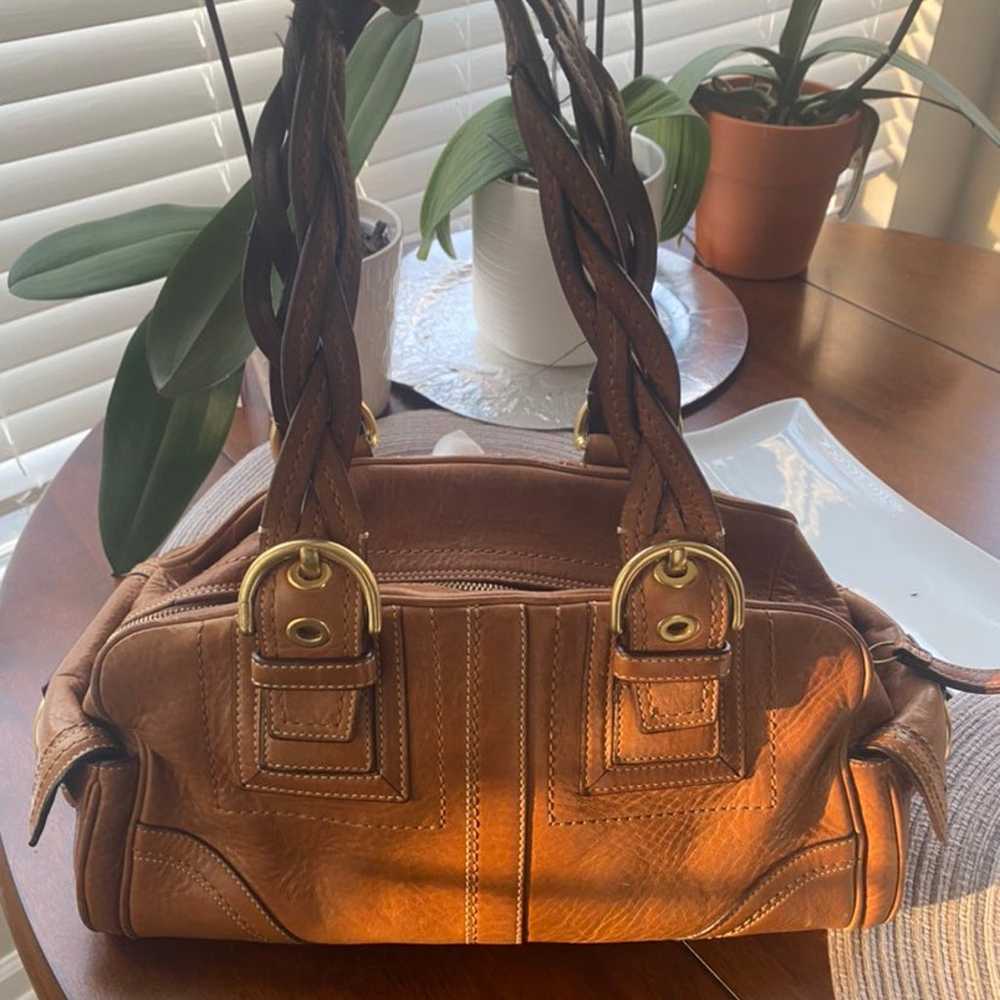 Light Brown Vintage Coach Purse - Gem