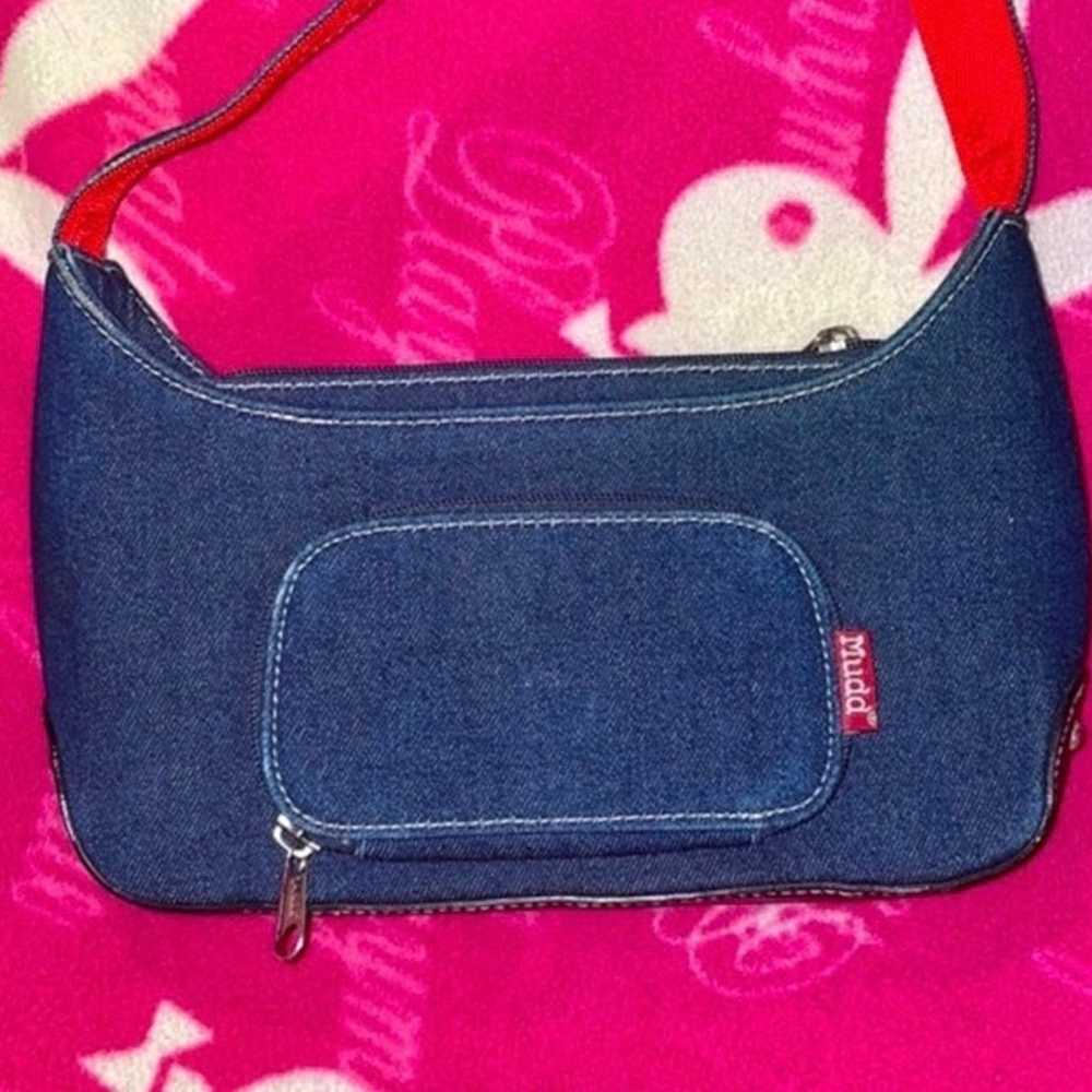 Y2k denim MUDD shoulder bag - image 2