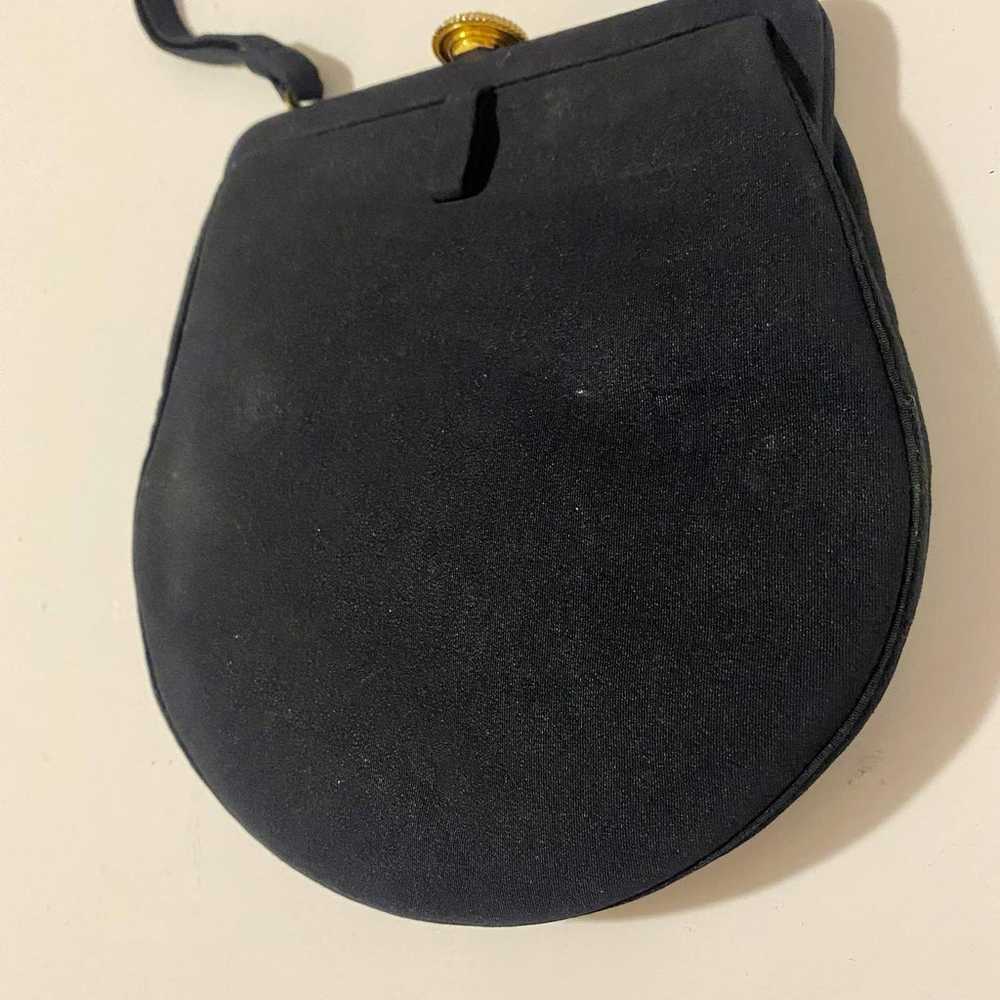 Bonwit Teller Magid Vintage Black Purse with Coin… - image 5