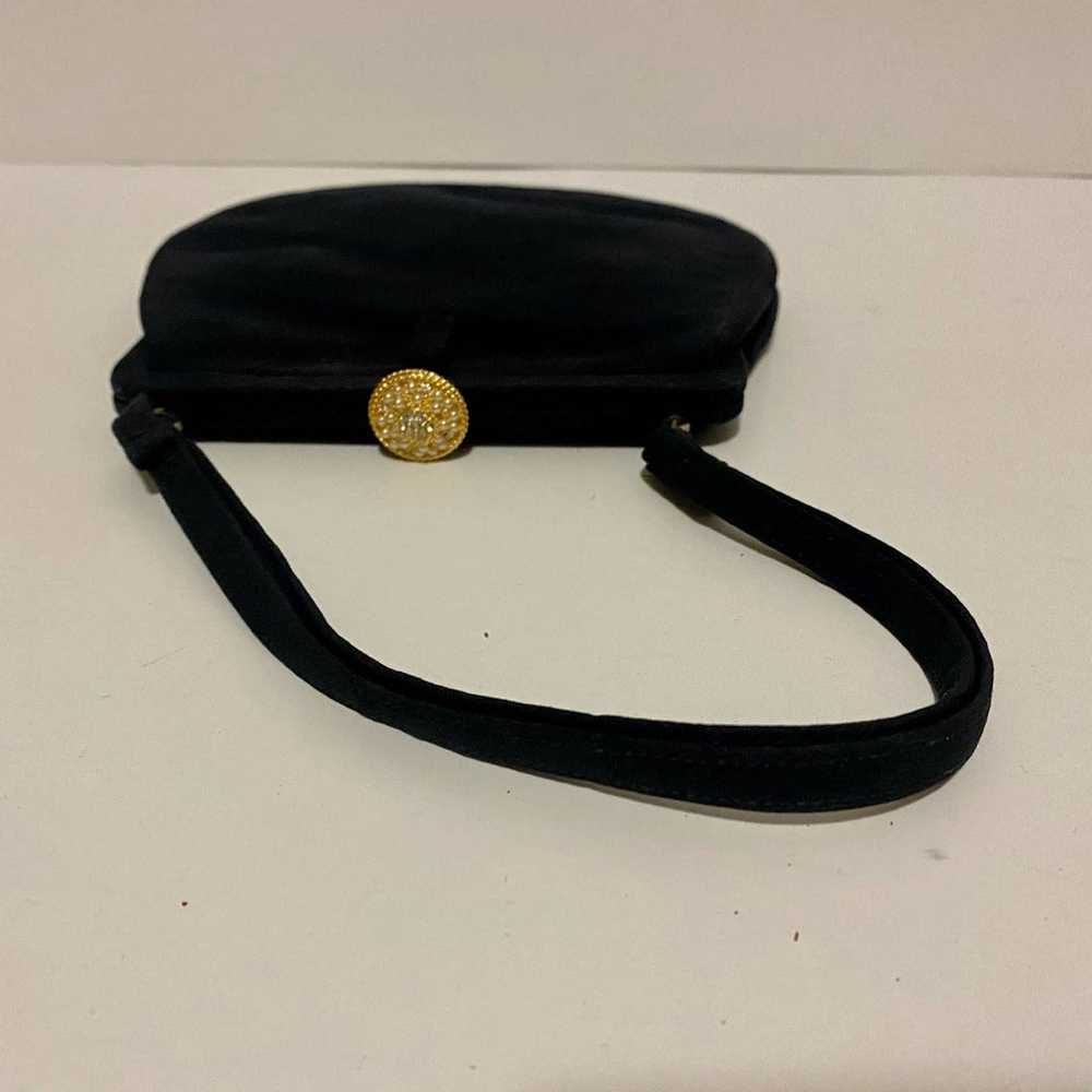 Bonwit Teller Magid Vintage Black Purse with Coin… - image 7