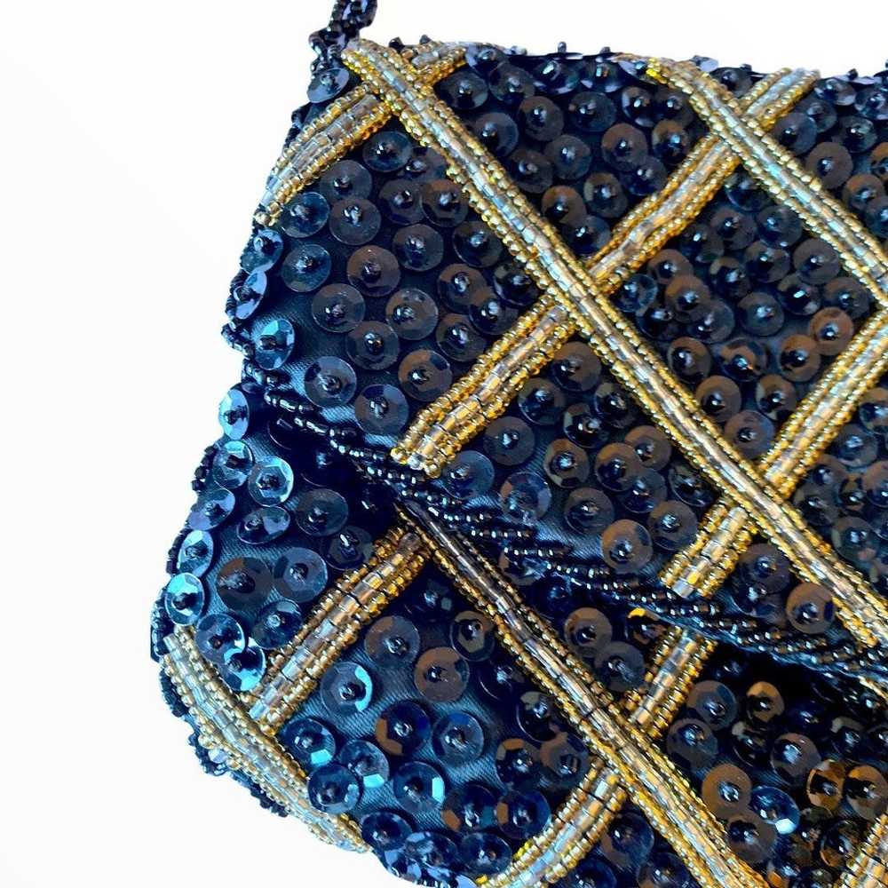 Vintage La Regale Beaded Envelope Clutch - image 2