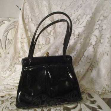 vintage Ingber patent leather satchel - image 1