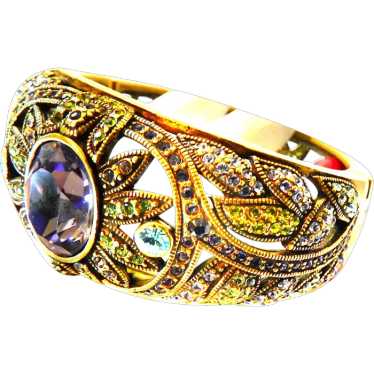 Fabulous Designer Clamper bracelet Heavy and Chun… - image 1