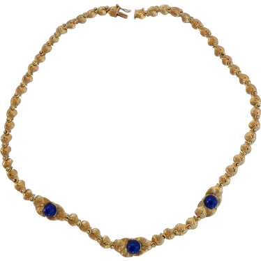 Vintage 18ct Yellow Gold Italian Necklace - image 1