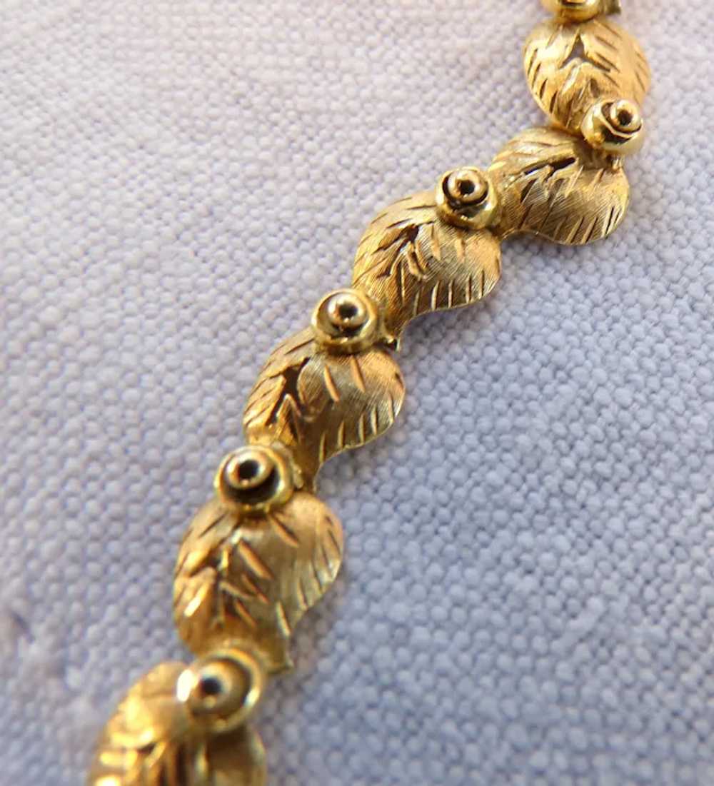 Vintage 18ct Yellow Gold Italian Necklace - image 6