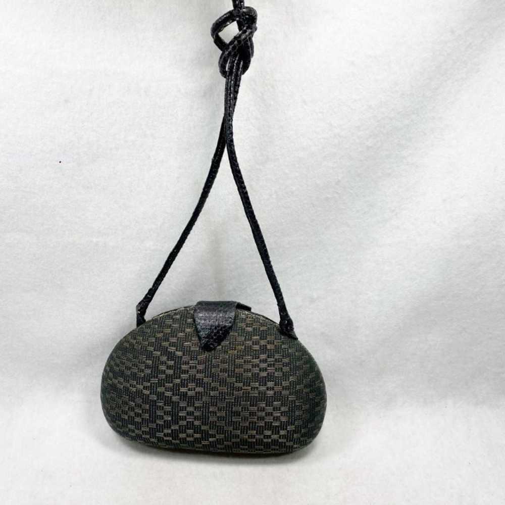 Delill Creation Vintage Black Gray Cross body Bag - image 2