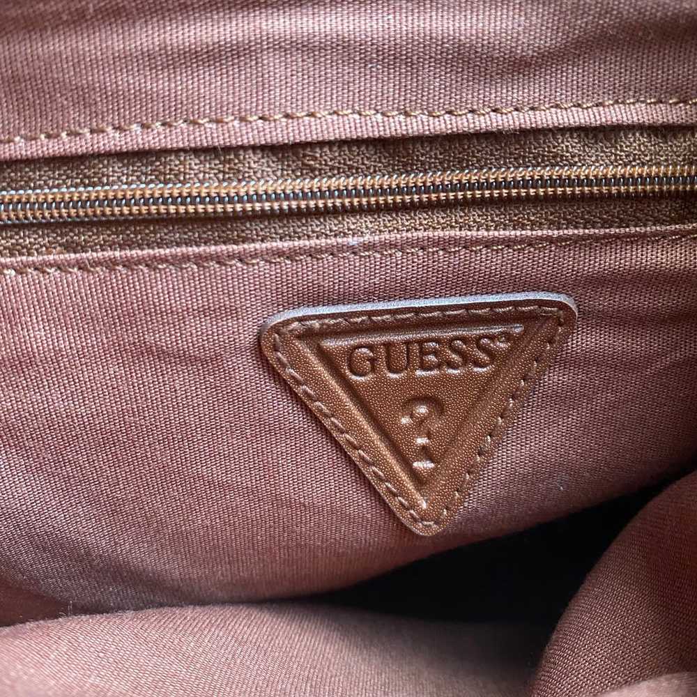 Vintage Guess Leather Backpack - image 8