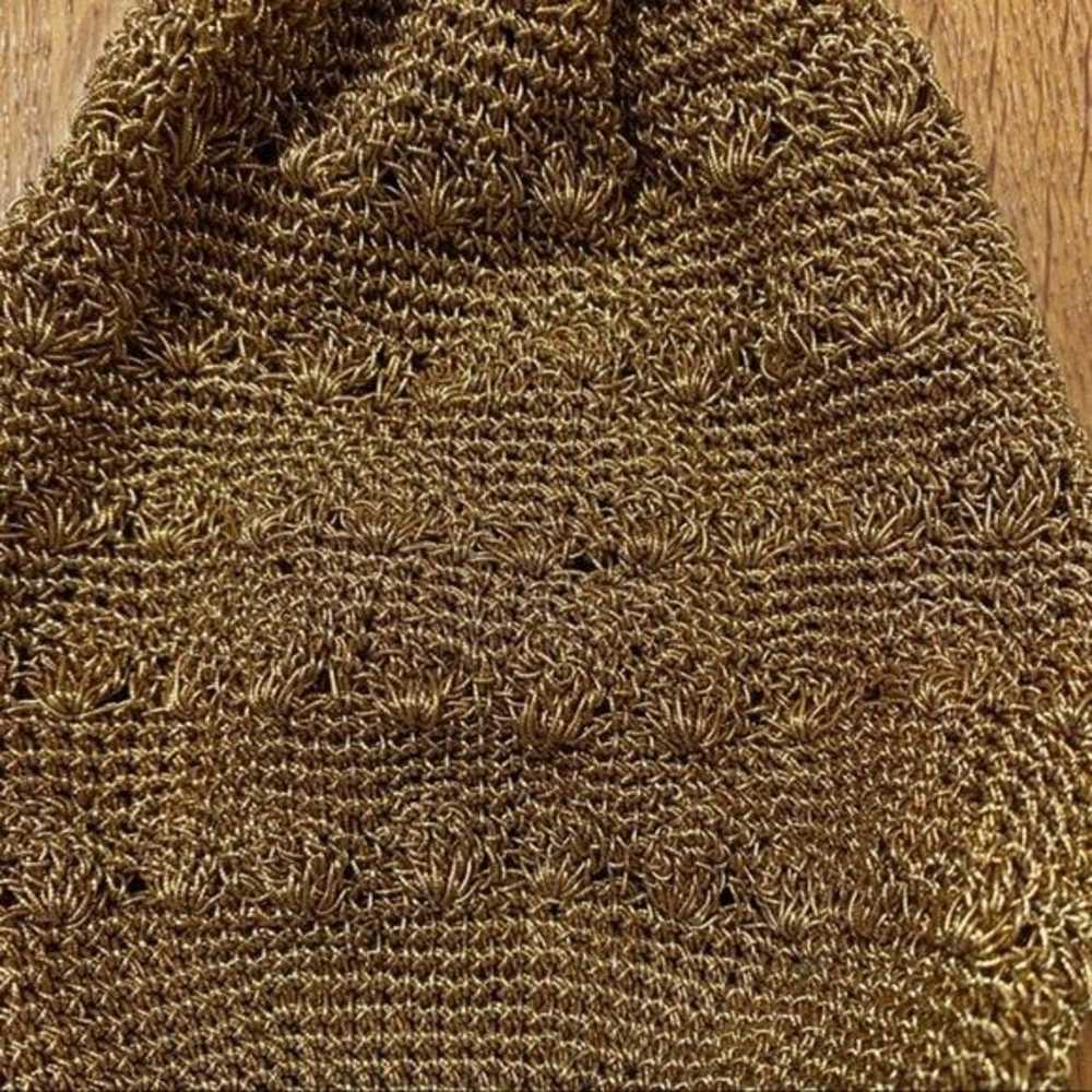 1930s gold metallic mesh beggar’s purse - image 10