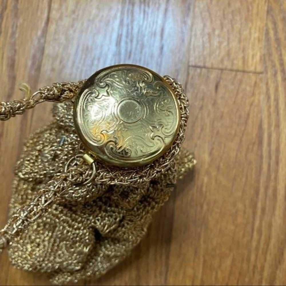 1930s gold metallic mesh beggar’s purse - image 9