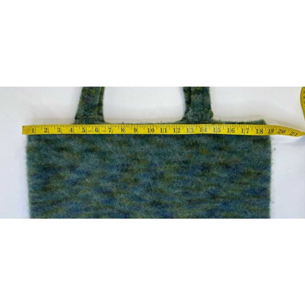 Vintage Boiled Felted Wool Tote Bag - image 6