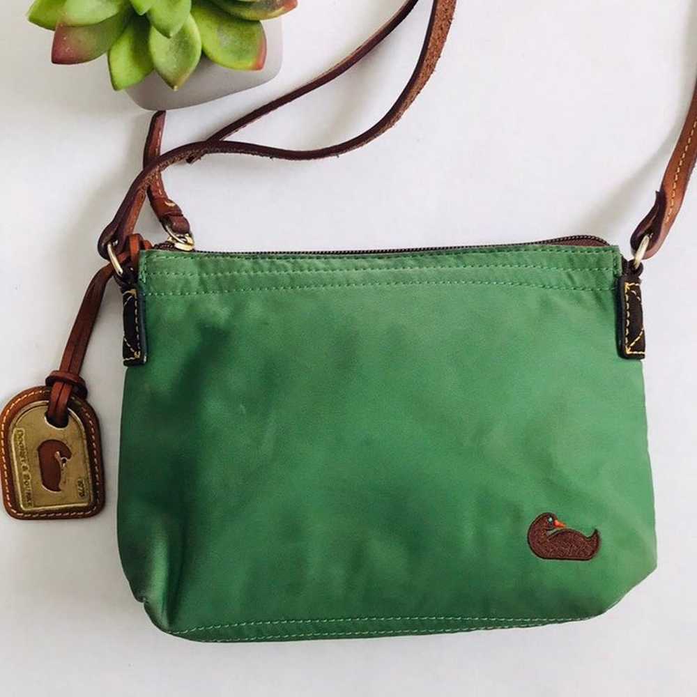 Dooney & Bourke Green Nylon Crossbody Pouchette B… - image 2