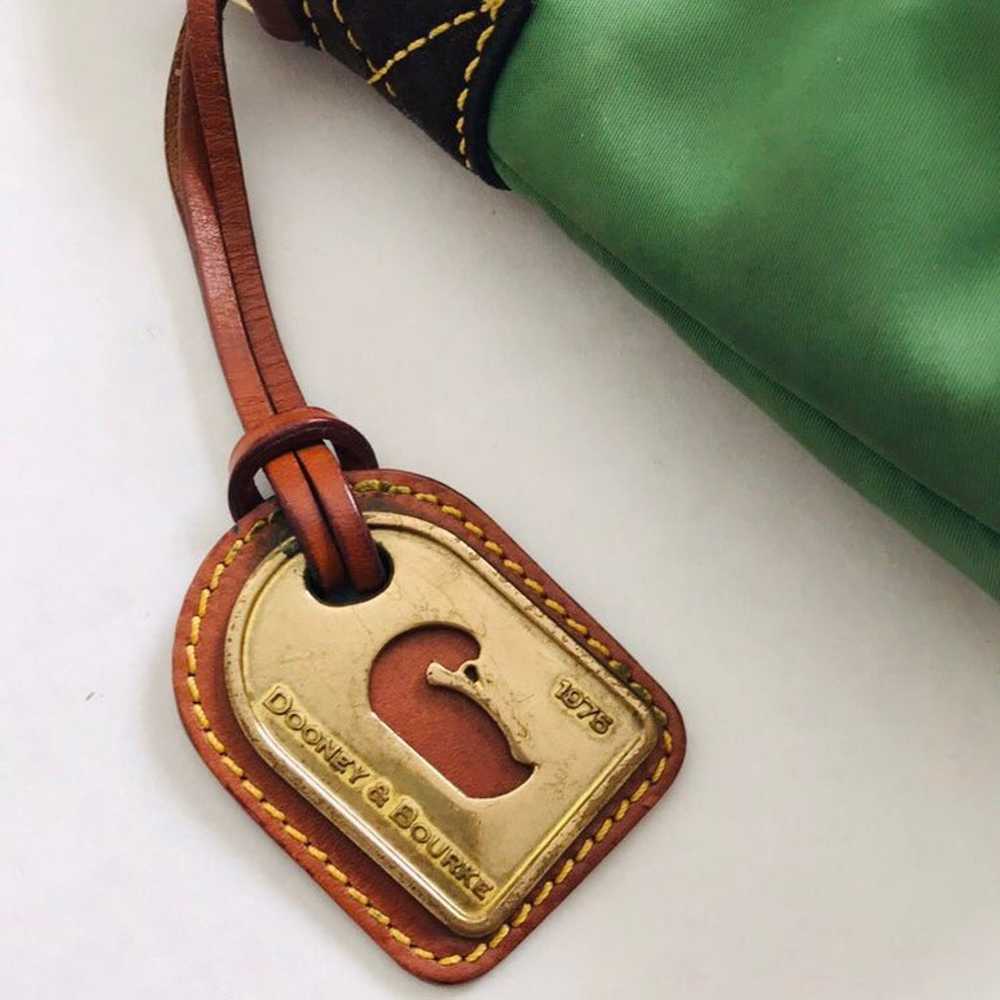 Dooney & Bourke Green Nylon Crossbody Pouchette B… - image 4