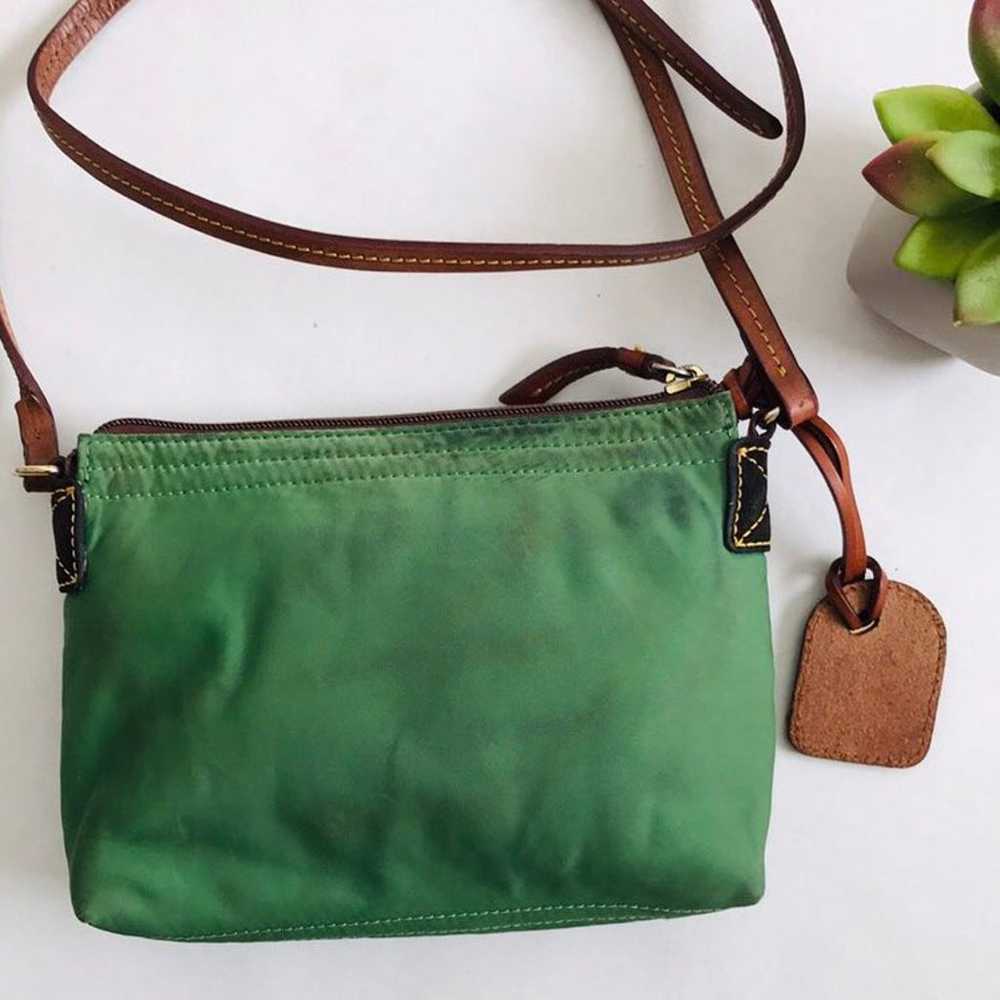 Dooney & Bourke Green Nylon Crossbody Pouchette B… - image 6