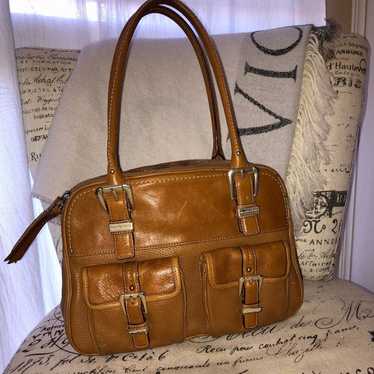 VINTAGE MICHAEL KORS GENUINE LEATHER SATCHEL