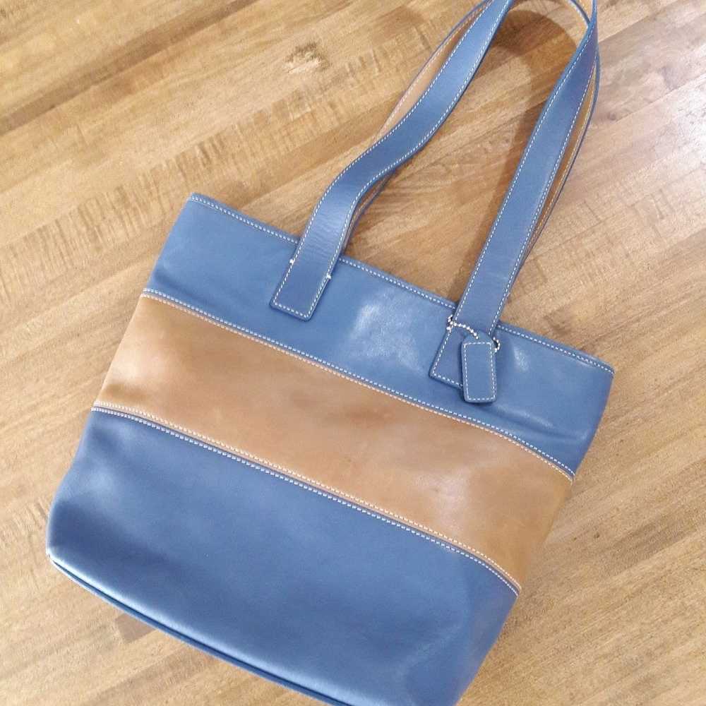 Beautiful Vintage Coach Medium Size Tote/Handbag G3S… Gem