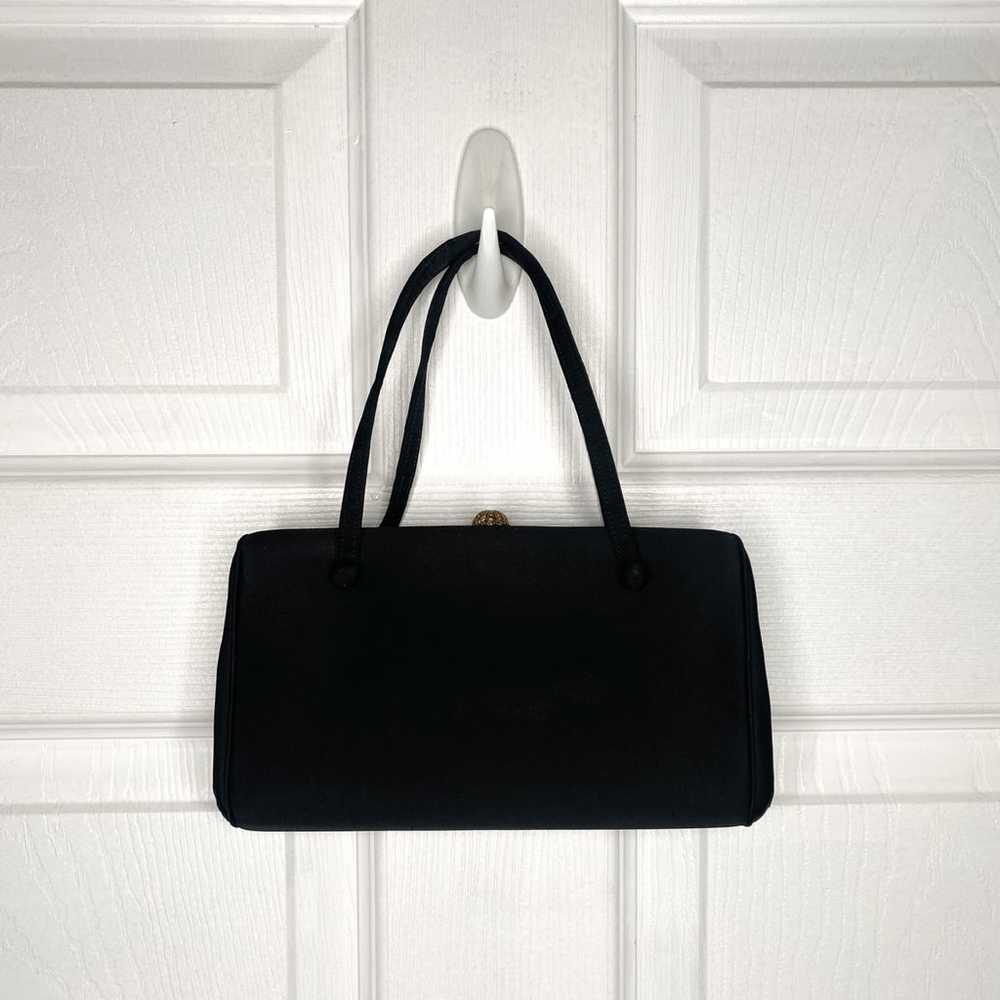 Coblentz Vintage 1950’s Black Silk Evening Handbag - image 2