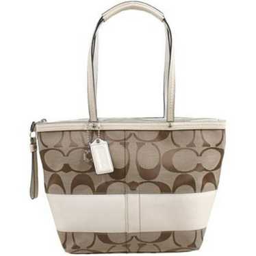 COACH F13548 Signature Brown Jacquard - image 1