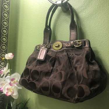 Vintage Coach SOHO monogram hobo