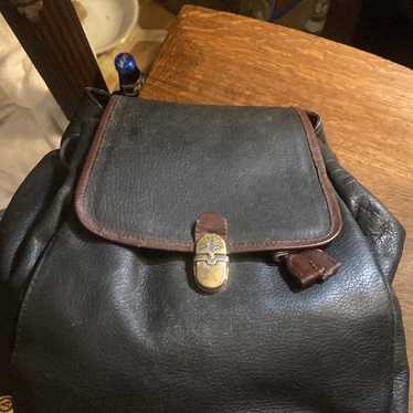 Leather Valentina leather backpack vintage