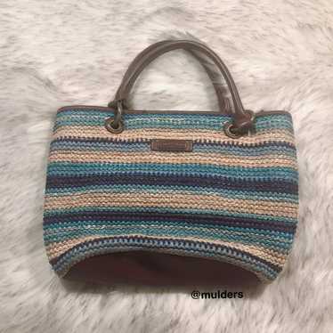 Vintage Connections Y2k Striped Woven Bag Purse
