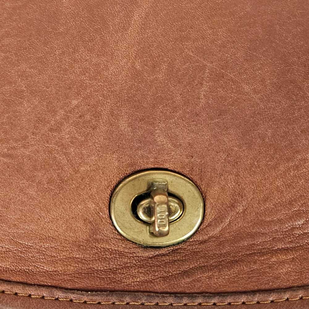 Unbranded Chestnut Brown Leather Crossbody Purse … - image 2