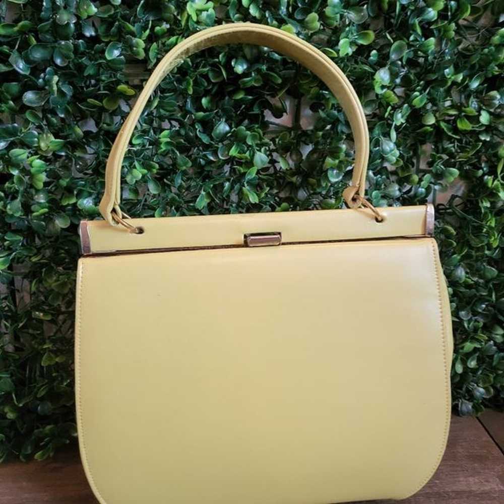 Rare Vintage Stylecraft Miami 50s Yellow Purse - image 11