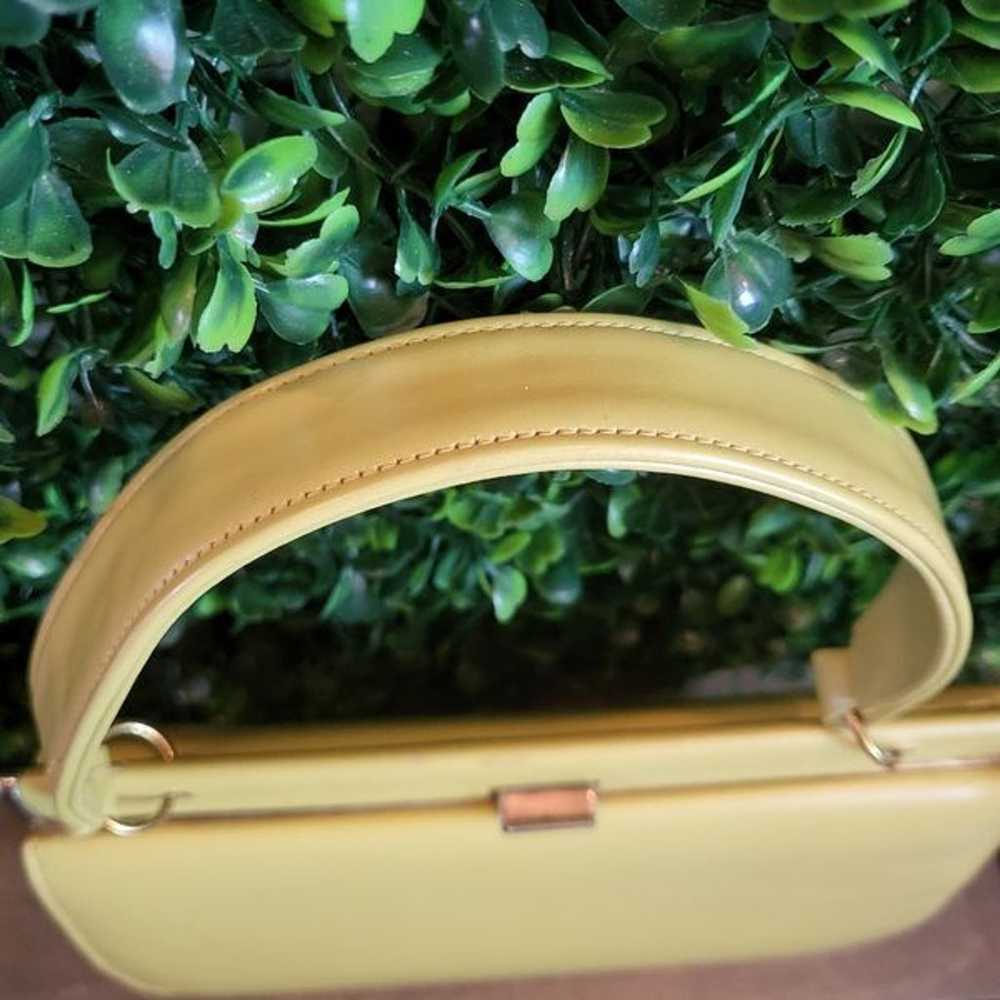 Rare Vintage Stylecraft Miami 50s Yellow Purse - image 7