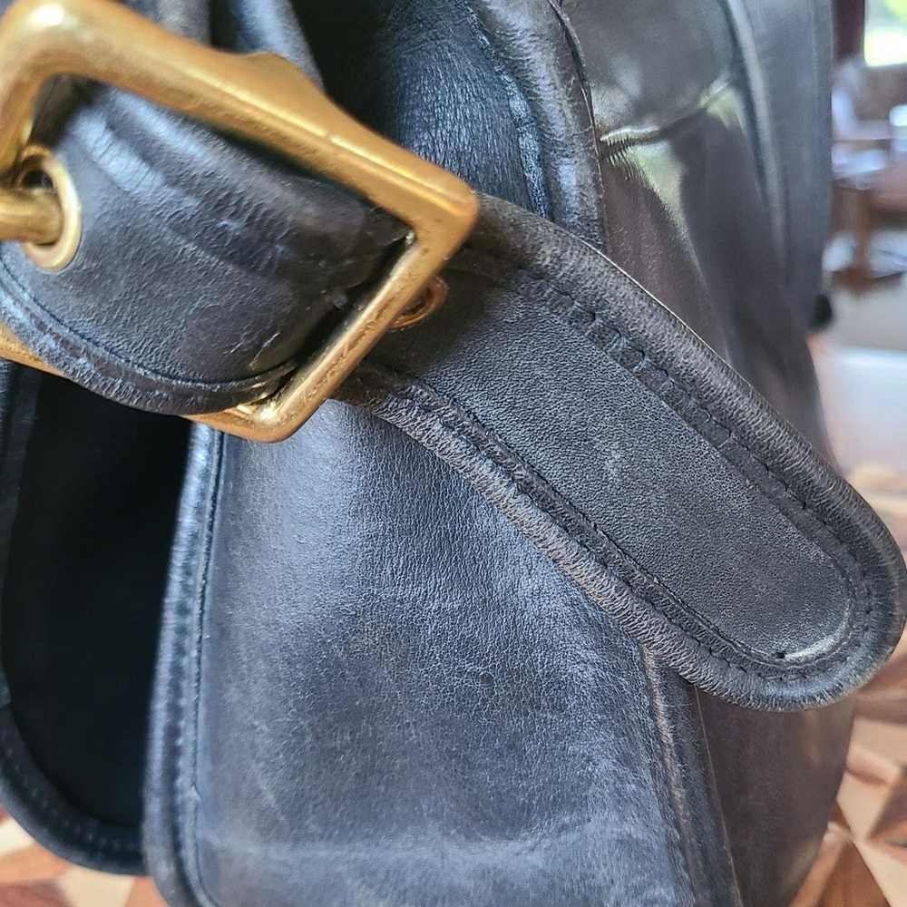 vintage leather Coach purse - image 5
