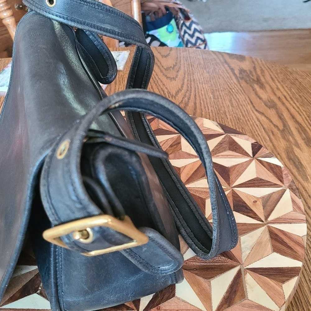 vintage leather Coach purse - image 6