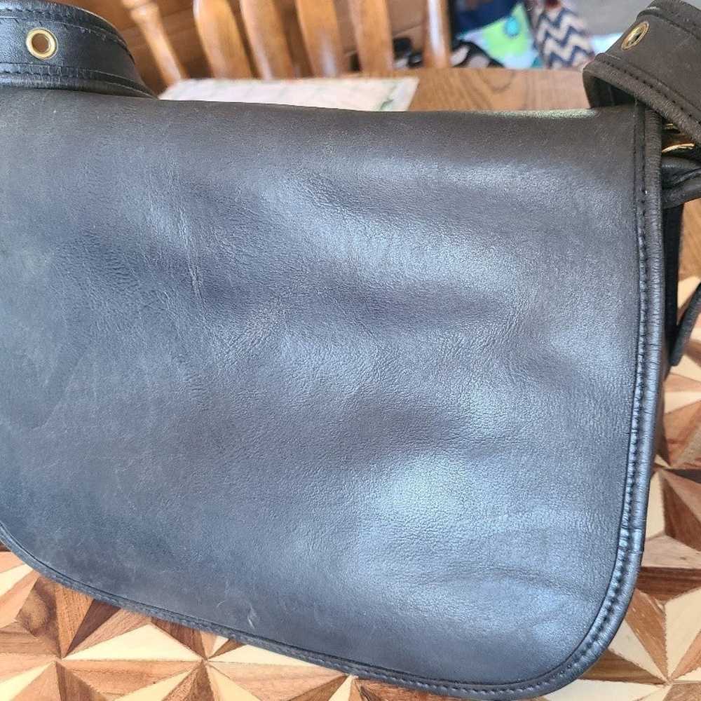 vintage leather Coach purse - image 8