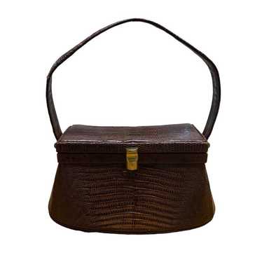 Vintage 1950s outlets Sydney California Alligator Skin Handbag