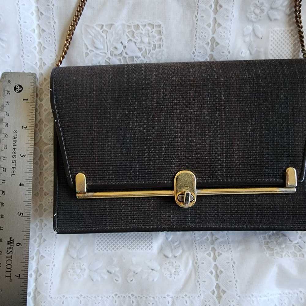 Vintage Genuine Horsehair Crossbody with Chain - image 2