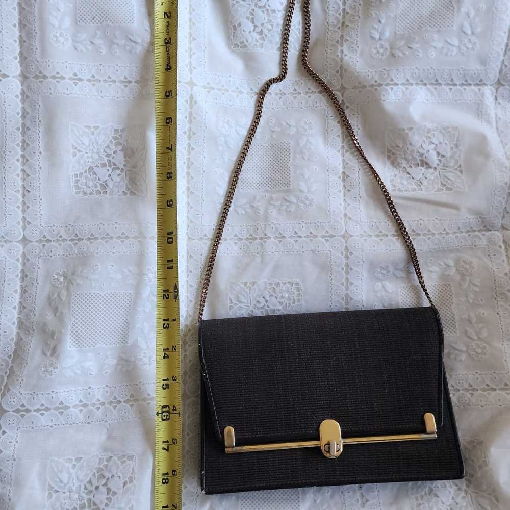 Vintage Genuine Horsehair Crossbody with Chain - image 3