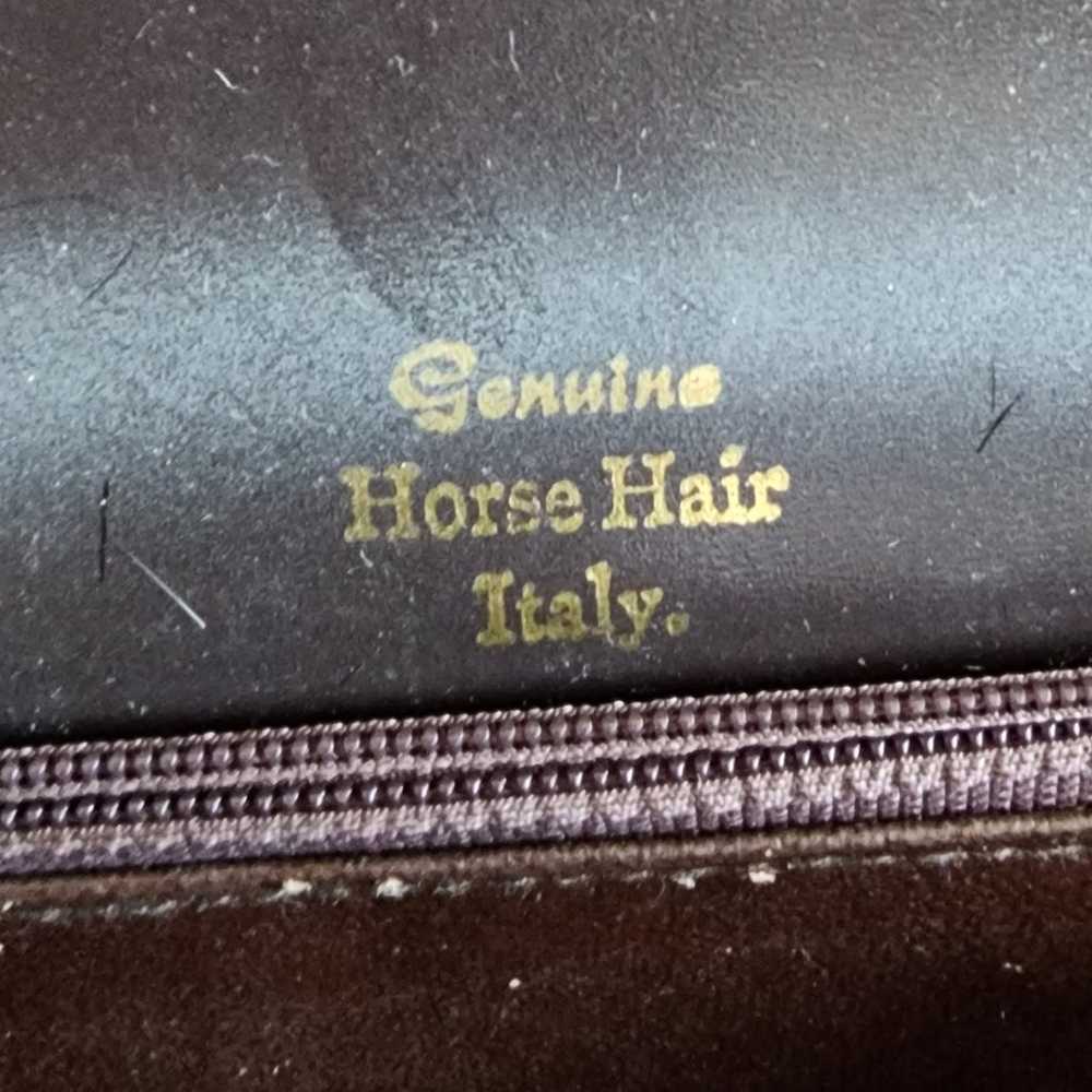 Vintage Genuine Horsehair Crossbody with Chain - image 5