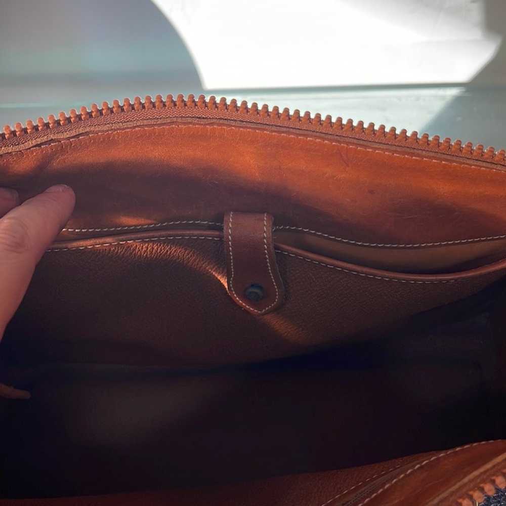Dooney & Bourke vintage leather handbag, long str… - image 4