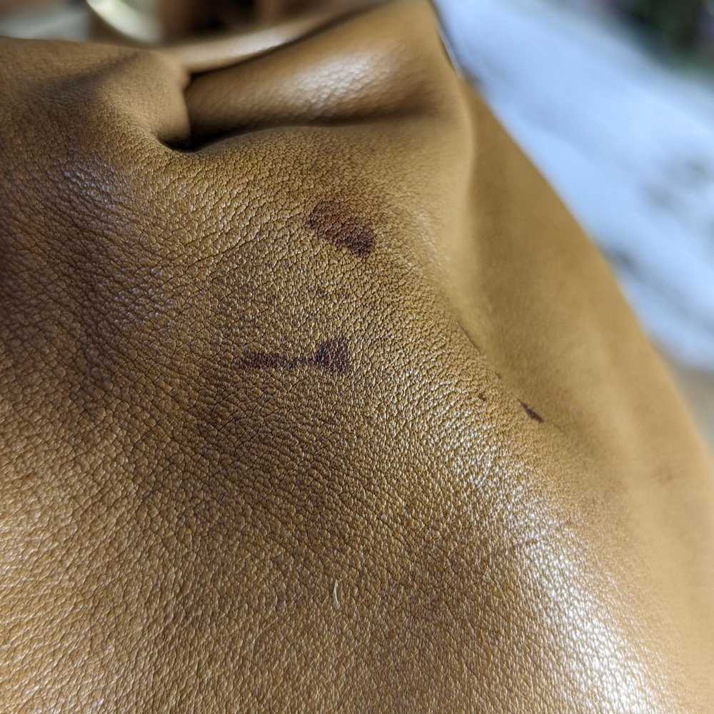Juicy Couture Vintage Brown Leather Hobo Shoulder… - image 8